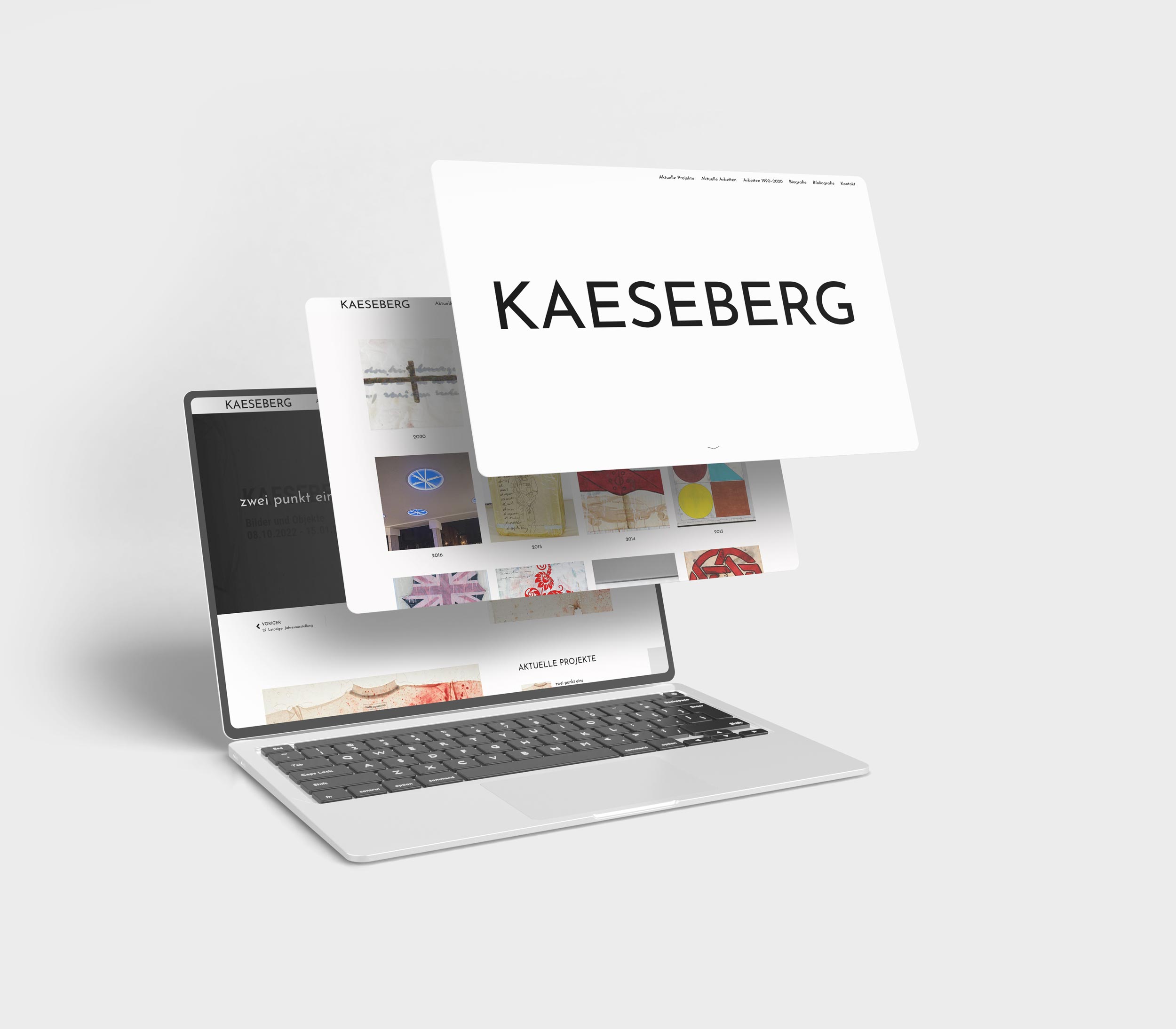 Desktopansicht der Webseite KAESEBERG