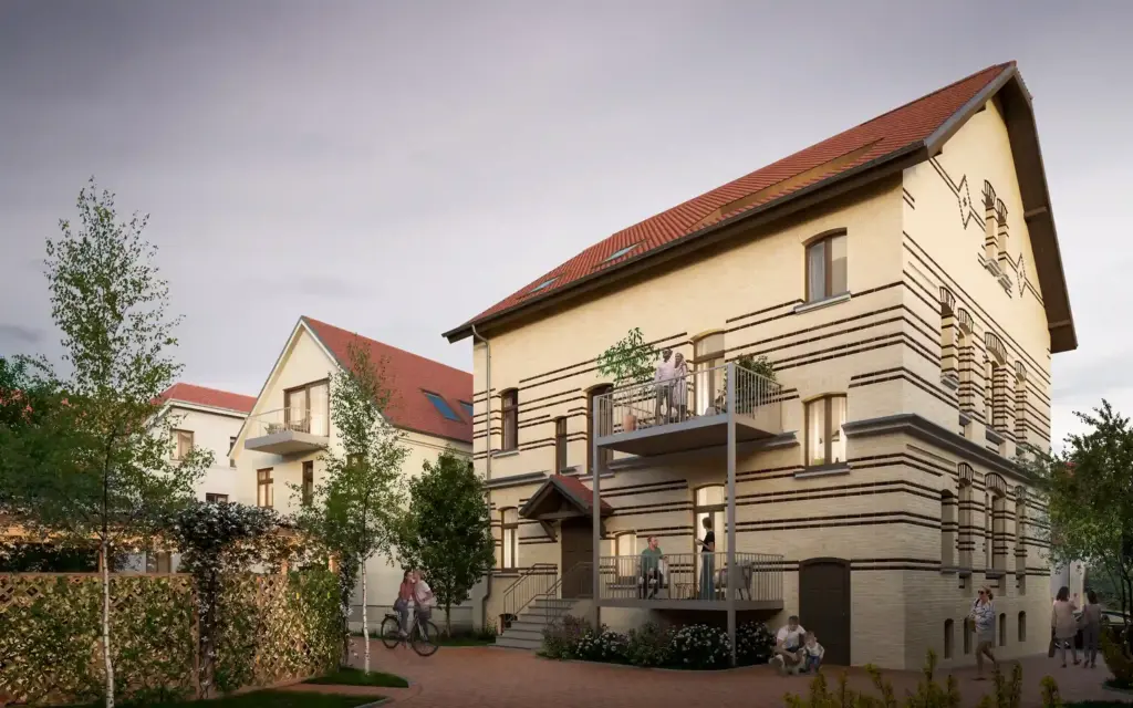 THE-Five-Hofansicht-Monument-House